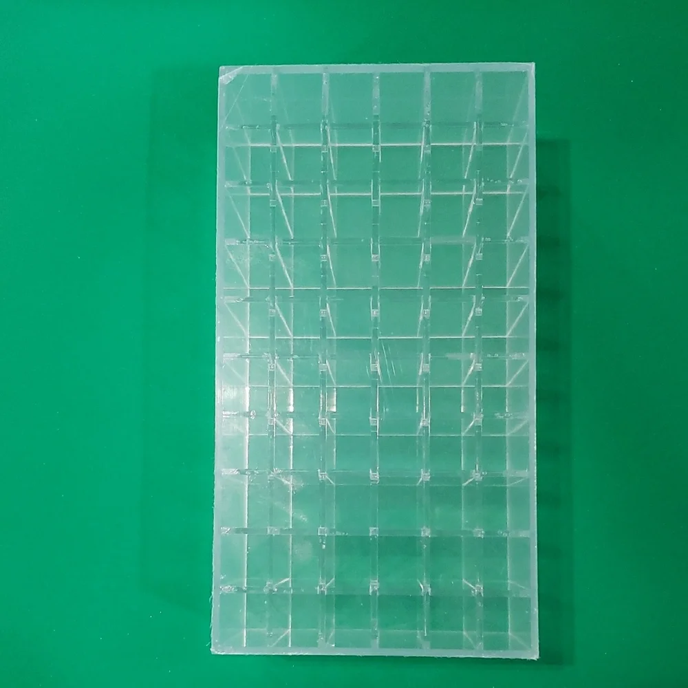 Clear Organizer with 60 Compartments for Easy Storage